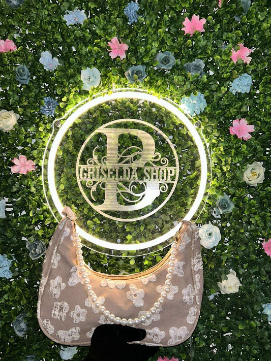Sac Perlé Beige